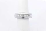 0.49ctw Diamond Ring In 10k White Gold 5.1 Grams Size 10 Eb1125owrdu