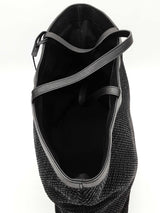 Saint Laurent Patti Black Raffia Tote Bag Eb0526ixzde