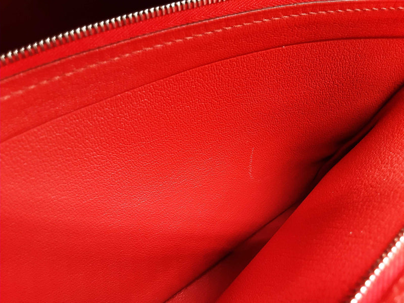 Hermes Kelly 40 Vermillion Red Togo Palladium Shoulder Bag Do0523erxzde