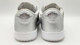 Nike Air Jordan Retro 1 Grey & Silver Low Top Sneakers Size 13 Fw1024lxzdu