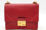 Fendi Kan U Red Leather Shoulder Bag Eb1125rxzde