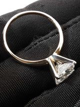 2.75 Ctw Lab-grown Diamond & 14k Gold Solitaire Ring 2.6 Gram Size 8 Fw0226rzxdu