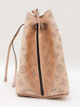 Louis Vuitton Muria Bucket Bag In Monogram-perforated Mahina Leather Fw526loxzdu