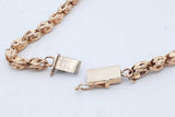 14k Yellow Gold Turkish Link Bracelet 6.2 Grams 7.5 Inch Eb0426orxde