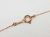 Heart Cut Synthetic Citrine 18k Yellow Gold 0.8g Necklace 17.5 In Do0825pxde