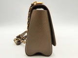 Louis Vuitton Epi Twist Mm Brown Handbag Aa0425ezxsa
