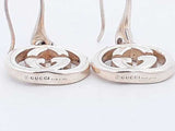 Gucci Gg Logo Sterling Silver Dangle Earrings 7.9 Grams Eb0824prsa