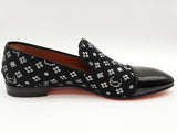 Christian Louboutin Dandelion Flat Black Loafers Size Eu 44.5 M Do0625ocrde