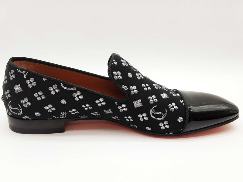 Christian Louboutin Dandelion Flat Black Loafers Size Eu 44.5 M Do0625ocrde