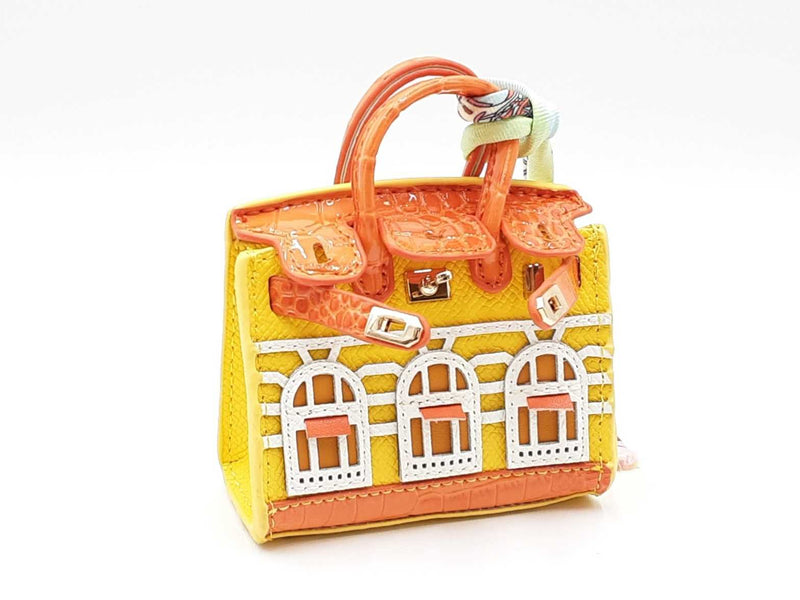 Mini Boutique Bag Charm In Yellow Fw0825edu