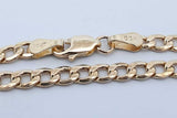 14k Yellow Gold Cuban Link Chain Necklace 4.3 Grams 22 Inch Eb0526wxzde