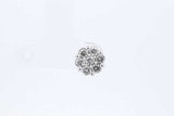 1.05cttw Diamond Single Stud Screwback Earrings 14k White Gold 1.2g Eb0826prxde