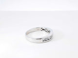 0.77 Cttw Diamond & 14k White Gold Channel-set Wedding Ring 3.9 Grams Size 8.75 Fw0726crxdu