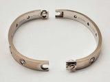 Cartier Love Diamonds 18k White Gold 27.9g Bangle Size 15 Do1024crxzde