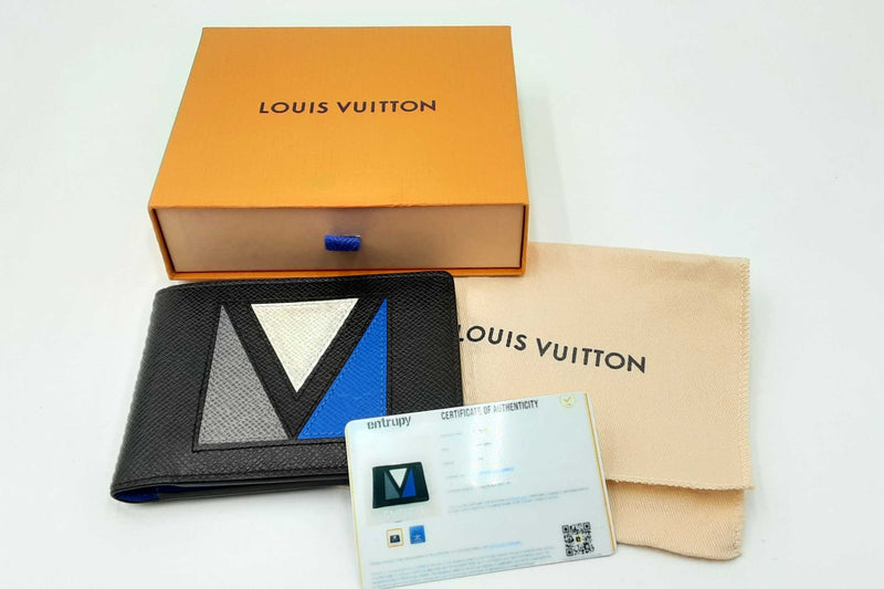 Louis Vuitton Taiga Leather Wallet Eb0924oxzdu