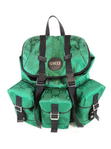 Gucci Gg Nylon Off The Grid Green Backpack Sd0825czxde