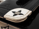 Louis Vuitton Wynwood Shoulder Bag In Black Monogram Vernis Leather & White Monogram Coated Canvas Fw0726rzxdu