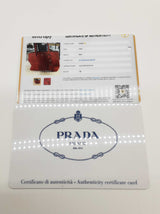 Prada 2 Way Red Vitello Daino Leather Tote Bag Do0725porde