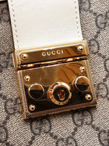 Gucci Medium Padlock Tote In Gg Supreme Monogram Coated Canvas Fw1125prrdu