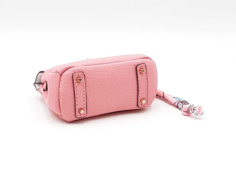 Mini Exquisite Bag Charm In Pink Fw0825idu