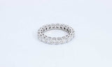 14k White Gold 3.2ctw Lab Grown Diamond Eternity Band Size 6.75 Eb0224ccrdu