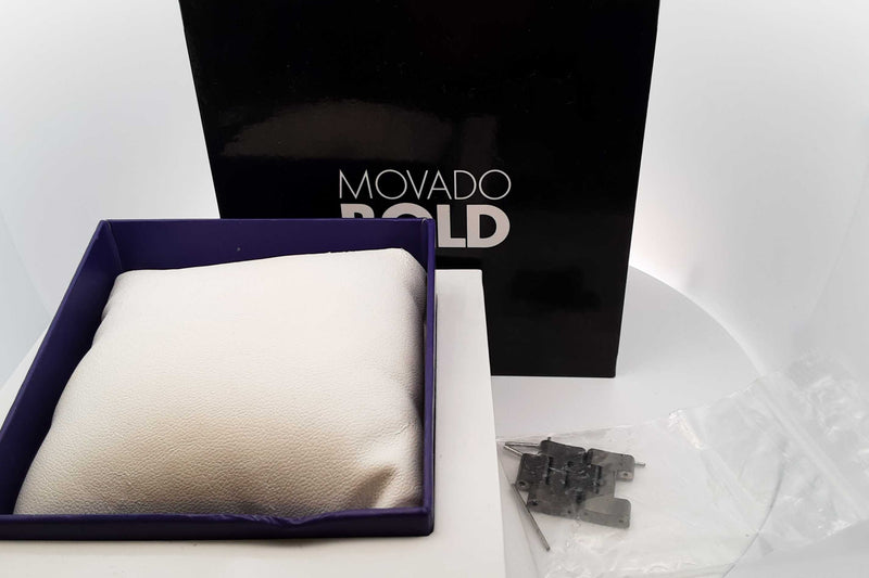 Movado Bold 42mm Stainless Steel Quartz Watch Eb1124lxzsa