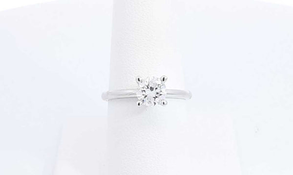 14k White Gold Lab Grown Diamond Solitaire Ring Size 7.5 Ebpcedu 144020004853