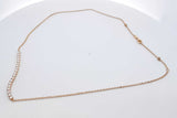 0.93cttw 14k Yellow Gold Diamond Tennis Necklace 3.9 Grams Eb0626wrxdu