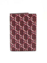 Gucci Passport Case In Gg Shadow Coated Canvas & Leather Fw0825oxzdu