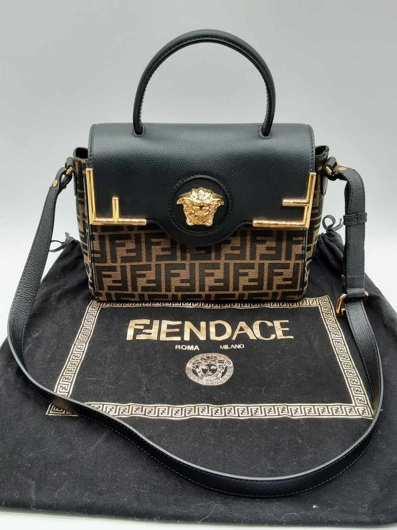 Fendace Fendi X Versace La Medusa Shoulder Bag Do1224lxzxde