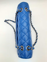 Chanel Classic Double Flap Blue Quilted Leather Shoulder Bag Do0125ipxzde
