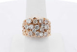 1.22cttw Diamond Ring In 14k Yellow Gold 11.8 Grams Size 7.5 Eb0926sxzsa