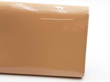 Louis Vuitton Vernis Leather Louise Clutch Beige Aa0126wzxsa