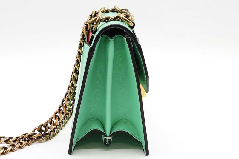 Christian Louboutin Mint Green Leather Elisa Shoulder Bag