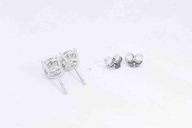 Lab Grown Diamond 3.07ctw Stud Earrings In 14k White Gold 1.69g Eb1121pwxzsa