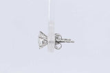 0.75ctw Lab Grown Diamond Stud Earrings In 14k White Gold 0.7 Grams Eb0325lcxdu
