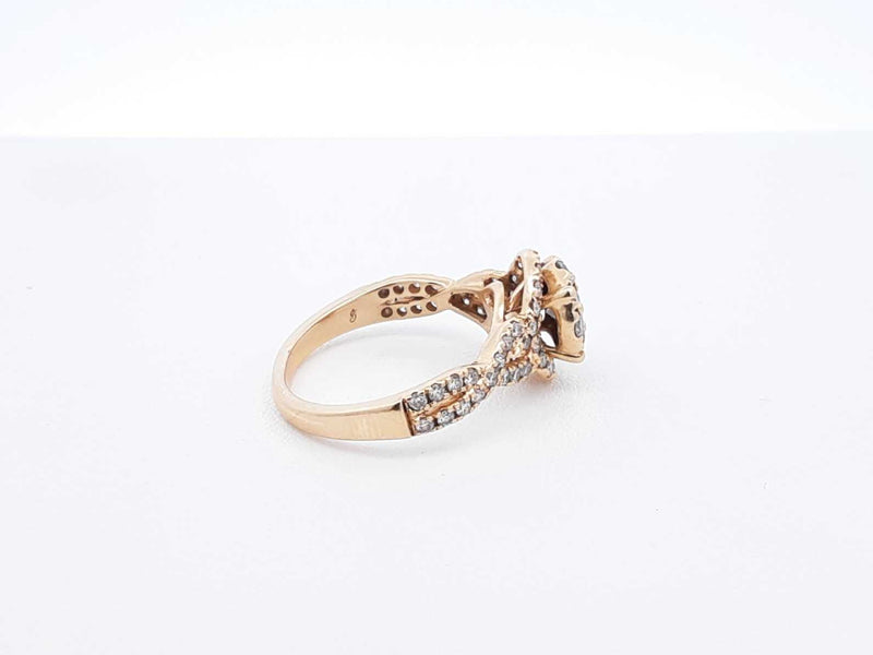 1.10 Cttw Diamond & 14k Yellow Gold Ring 3.3 Grams Size 7 Fw0824rxzdu