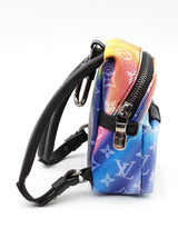 Louis Vuitton Backpack Bag Charm Key Holder In Monogram Sunset Canvas Fw0626crdu