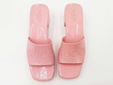 Gucci Rubber Logo Platform Wild Rose Slide Sandals Size 39 Sd0926lzxdu