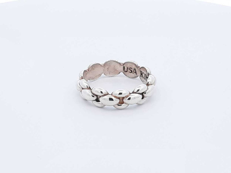 King Baby Sterling Silver Infinity Link Ring 9.6 Grams Size 12.75 Fw0425pzdu