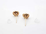 0.88 Cttw Diamond & 10k Yellow Gold Double Halo Earrings 1.5 Grams Fw0626oxzdu