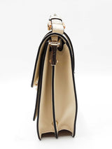 Valentino Garavani Cabana Shoulder Bag In Ivory Leather Fw0626wrxdu