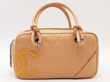 Chanel Mini Cambon Lambskin Beige / Tan Handbag Aa0826rrzsa