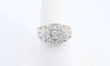 10k Yellow Gold Diamond Ring Size 7, 5.4 Grams Eb0524oxzdu