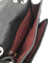 Chanel Mini French Riviera Flap Bag In Black Diamond-quilted Caviar Leather Fw0726lrrxdu