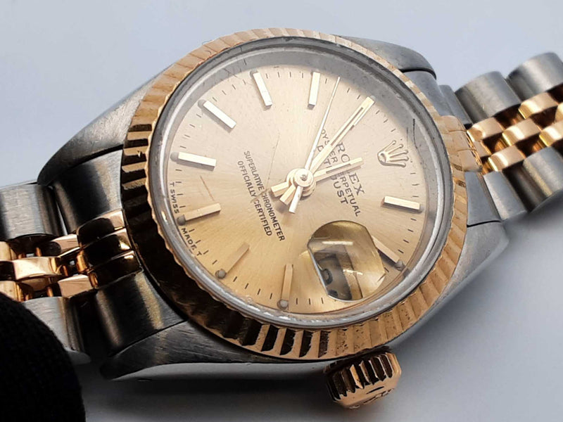 Rolex Lady Datejust Two-tone Jubilee 26mm Automatic Steel Watch Fw0225lrzxdu