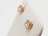 2.06 Cttw Lab Grown Diamonds 14k Yg 1.2g Screw Back Stud Earrings Do0826poxde
