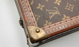 Louis Vuitton Monogram Hard Leather Alzer Travel Trunk Suitcase Eb0623pxxzdu