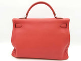 Hermes Kelly 40 Vermillion Red Togo Palladium Shoulder Bag Do0523erxzde