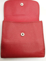Coach Cherry Red Leather Trifold Wallet Do0825lrde